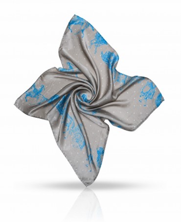 Шейный Платочек Женский SS.KV-SILK.ROUTE/BE